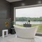 Alfi Brand ALFI brand AB8803 68" White Oval Acrylic Free Standing Soaking Bathtub AB8803 - alternate 2